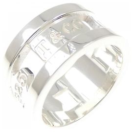 Autre Marque Anel Aliança Tiffany & Co. 1837 Element em Prata Outro