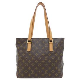 Louis Vuitton Monogram Cabas Piano Handbag Brown