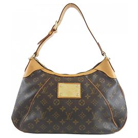 Louis Vuitton Monogram Thames GM Shoulder Bag Brown