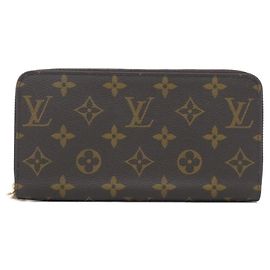 Louis Vuitton Monogram Zippy Wallet M41895 Brown Fuschia