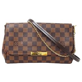 Bolso Louis Vuitton Damier Canvas Castaño