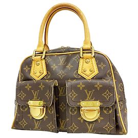 Bolsa Louis Vuitton Monogram Manhattan PM Marrom