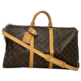 Bolso Boston Monogram Louis Vuitton Castaño Monograma