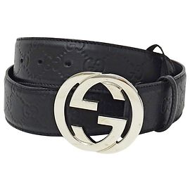Gucci Ledergürtel für Herren Schwarz