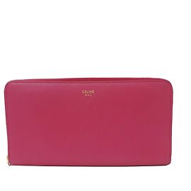 Céline Celine Women's Long Leather Wallet Pink