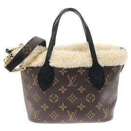 Sac à main Louis Vuitton Monogram Neverfull Inside Out BB Marron
