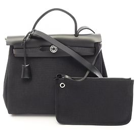 Hermès Herbag Zip PM Bolso de mano 2-Way Negro