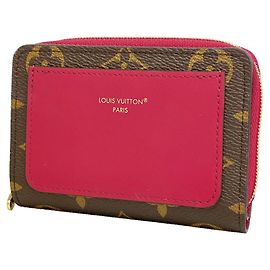 Louis Vuitton Monogram Portefeuille Lou Wallet Fuschia