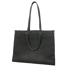 Louis Vuitton Monogram Empreinte OnTheGo GM Tote Bag Schwarz