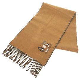 Hermès Hermes H Puzzle Cashmere Shawl Brown