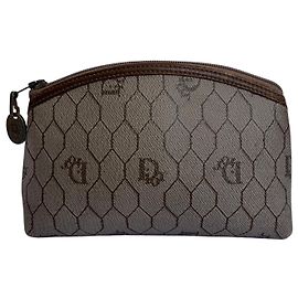 Christian Dior Monogramm-Etui Braun