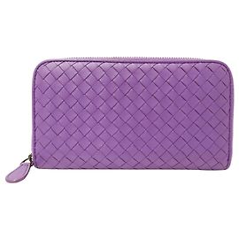 Portefeuille long Bottega Veneta violet Violet