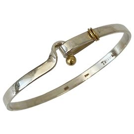 Autre Marque Bracciale rigido Tiffany & Co. Apple Collection Hook Eye Argento D'oro