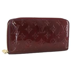 Louis Vuitton Zippy Leather Rosso