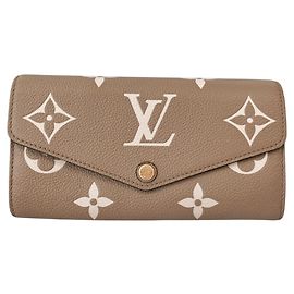 Portafoglio Lungo Louis Vuitton Monogram Empreinte Grigio