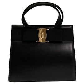 Borsa 2-way Salvatore Ferragamo Vara Ribbon Nero