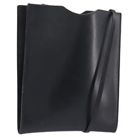 Hermès Sac à épaule HERMES Omenitu en cuir noir authentique bs37075 Noir
