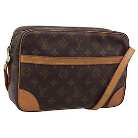 Bolsa de Ombro LOUIS VUITTON Monogram Trocadero 27 M51274 LV Auth ep16043 Monograma