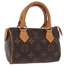 Bolso de mano LOUIS VUITTON Monogram Mini Speedy M41534 LV Auth ka6394 Monograma