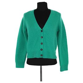 Cardigã Eric Bompard de cashmere verde S Verde
