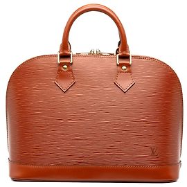 Louis Vuitton Epi Alma PM Handtasche Braun Braun
