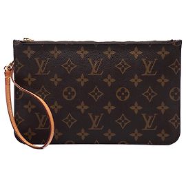 Pochette Louis Vuitton Monogram Neverfull MM Marron Marron