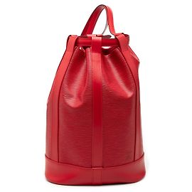 Louis Vuitton Epi Randonnee PM Rucksack rot Rot