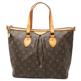 Louis Vuitton Monogram Palermo PM Satchel Braun Braun