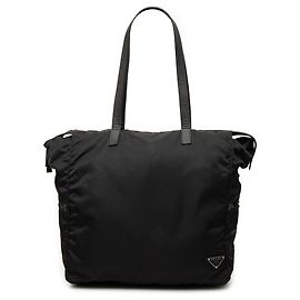 Black Prada Tessuto Tote Black
