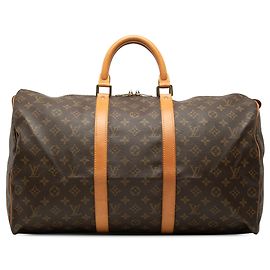 Mala de Viagem Louis Vuitton Monogram Keepall 50 Castanha Marrom