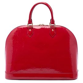 Bolso Louis Vuitton Monogram Vernis Alma GM Rosa Rosa
