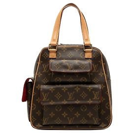 Sac à main Louis Vuitton Monogram Excentri Cite Marron Marron
