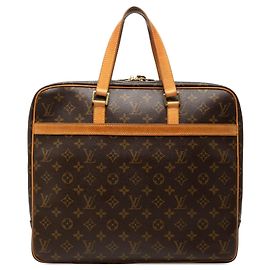 Borsa da lavoro Louis Vuitton Monogram Porte Documents Pegase Marrone Marrone