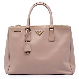 Sac Tote Prada Medium Saffiano Lux Galleria Double Zip Marron Marron