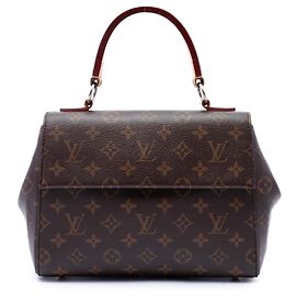 Sac Satchel Louis Vuitton Monogram Cluny BB Marron Marron