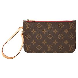 Louis Vuitton Monogram Neverfull PM Täschchen Braun Braun