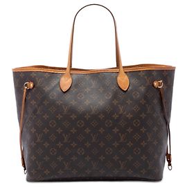 Sac cabas Louis Vuitton Monogram Neverfull GM Marron Marron