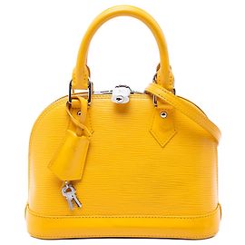 Bolso Louis Vuitton Epi Alma BB Amarillo Amarillo
