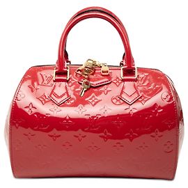 Sac à main Louis Vuitton Monogram Vernis Montana rouge Rouge
