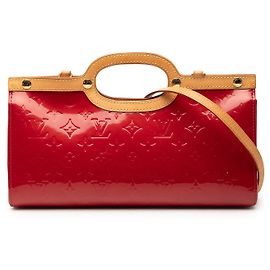 Bolso Satchel Louis Vuitton Monogram Vernis Roxbury Drive Rojo Roja