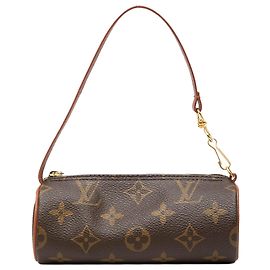 Sac à main Louis Vuitton Monogram Papillon Pochette Marron Marron