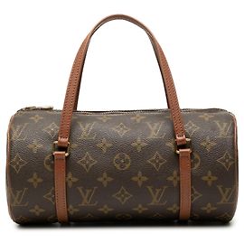 Louis Vuitton Monogram Papillon 26 Handtasche Braun Braun