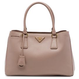 Sac cabas Prada Small Saffiano Lux Gardeners marron Marron