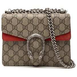 Borsa a tracolla Gucci Dionysus Small GG Supreme Beige Beige