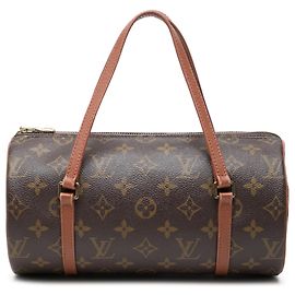 Sac à main Louis Vuitton Monogram Papillon 26 Marron Marron