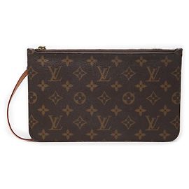Bolsa Louis Vuitton Monogram Neverfull MM Castanha Marrom