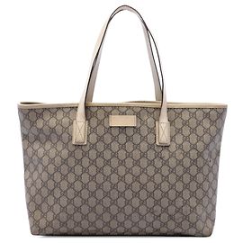 Bolso Tote Gucci Medium GG Supreme Beige Beige