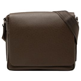 Borsa a tracolla Louis Vuitton Taiga Roman PM Marrone Marrone