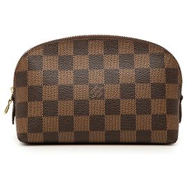 Trousse à cosmétiques Louis Vuitton Damier Ebene marron Marron