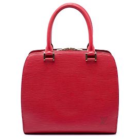 Sac à main Louis Vuitton Epi Pont Neuf rouge Rouge